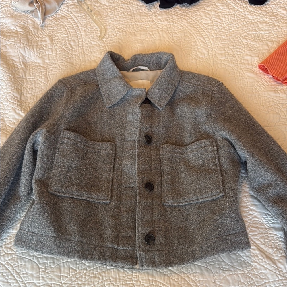 Gray Kids Jacket